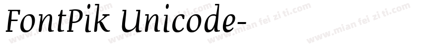 FontPik Unicode字体转换